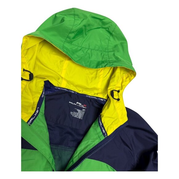 RLX RALPH LAUREN Golf Performance Waterproof Windbreaker Jacket Mens Small - Picture 3 of 7